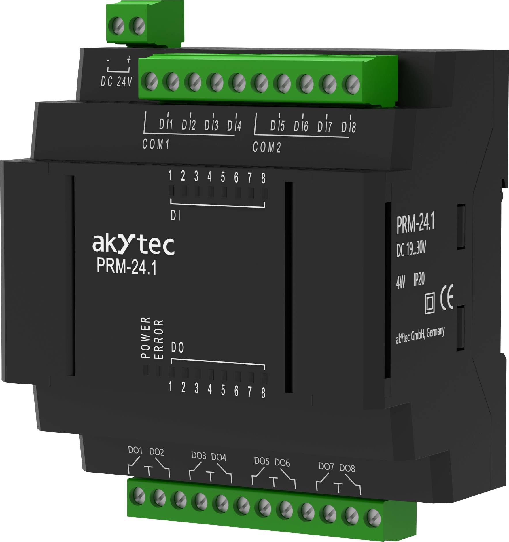 akYtec PRM-24.1 37C062 PLC add-on module 24 V DC
