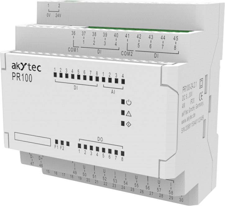 akYtec PR100-24.2.1 37C066 PLC controller 24 V DC