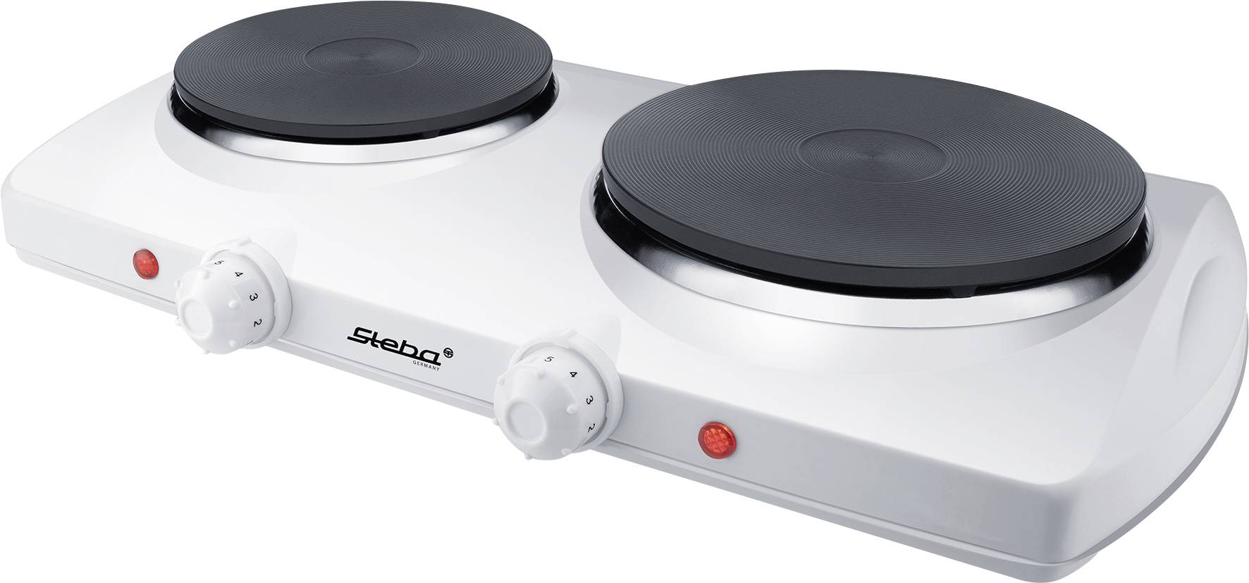 Steba KF 150 063800 Twin hob Overheat protection, Indicator light, stepless thermostat