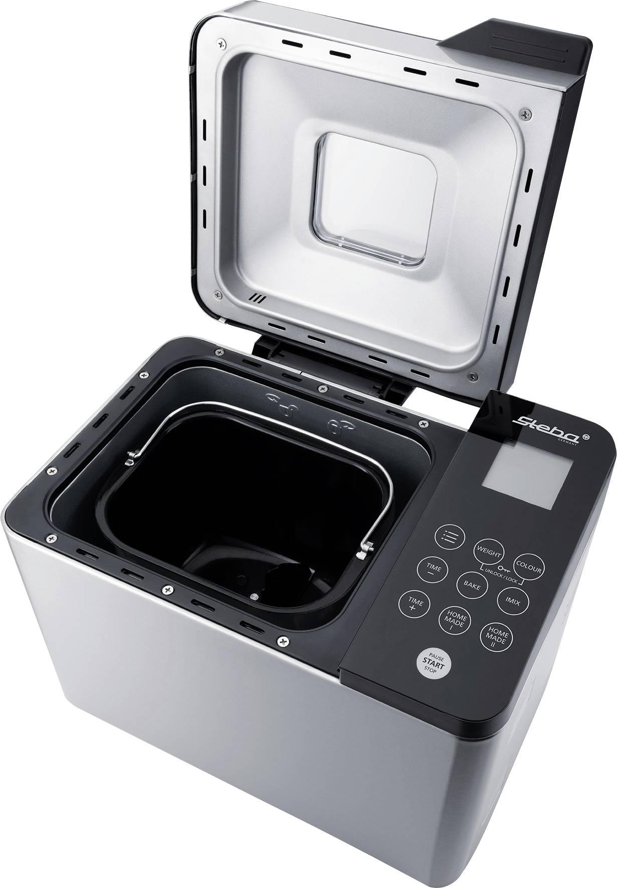 Steba BM 2 Bread maker with display, Timer function Silver-black