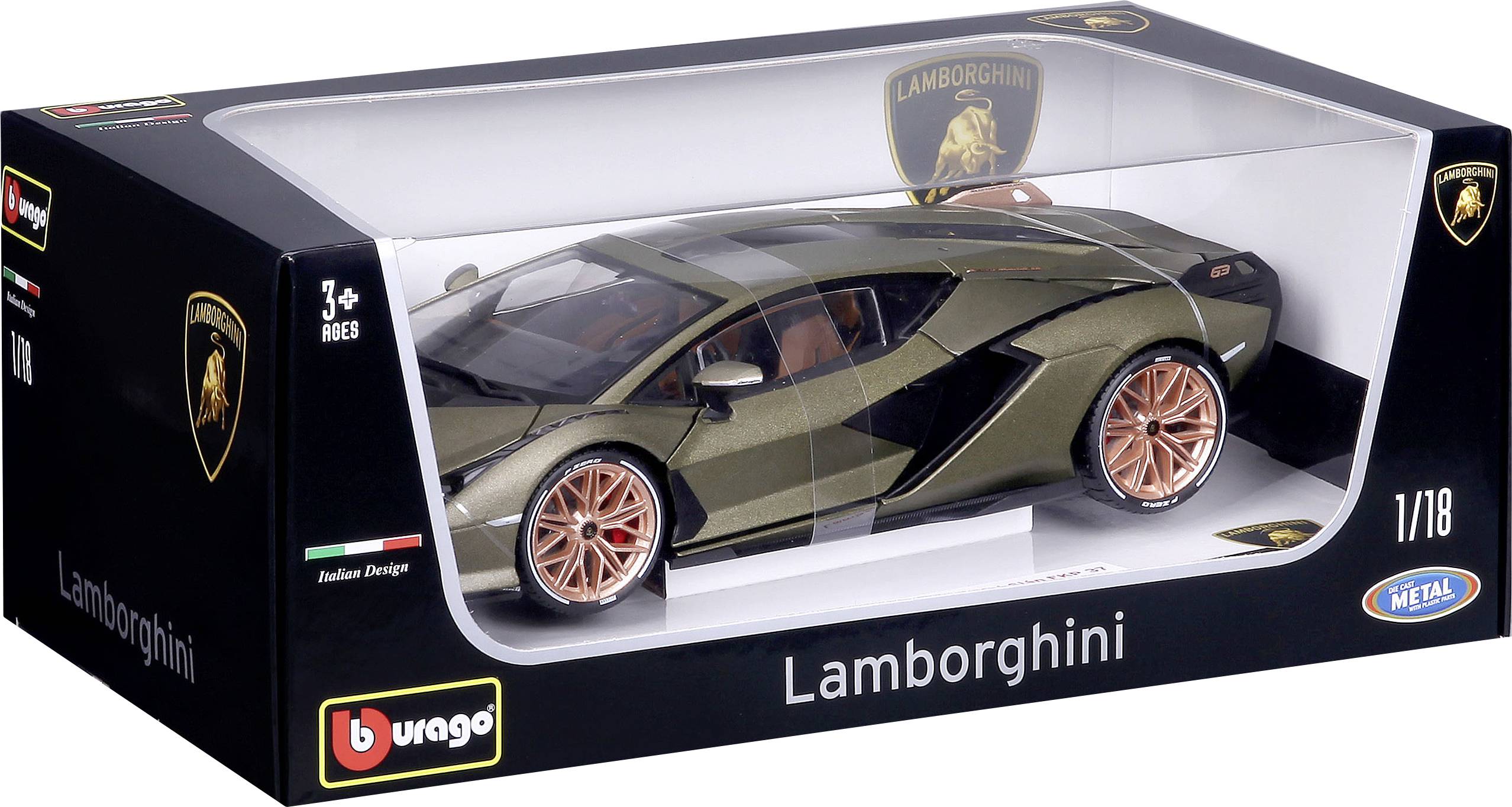 Bburago Lamborghini Sian FKP 37 1:18 Model car