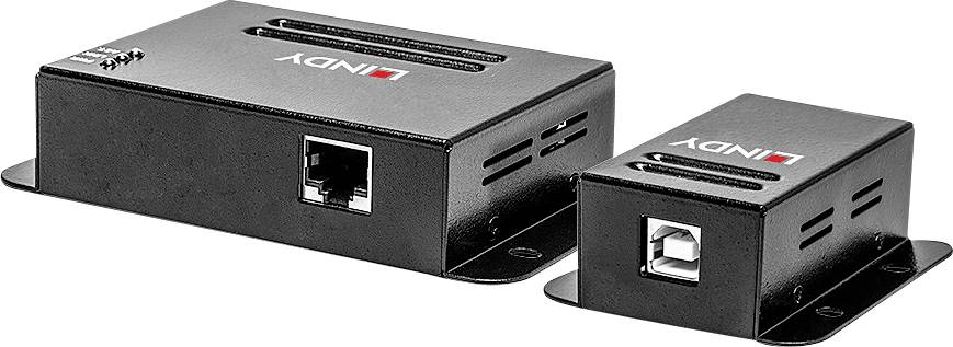 LINDY 50m 4 Port USB 2.0 Cat.5 Extender RJ45 USB extender via RJ45 network cable 50 m