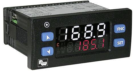 Wachendorff PID Temperature controller K, S, R, J, Pt100, Pt500, Pt1000, Ni100, PTC1K, NTC10K SSR, 5 A relay, 5 A relay