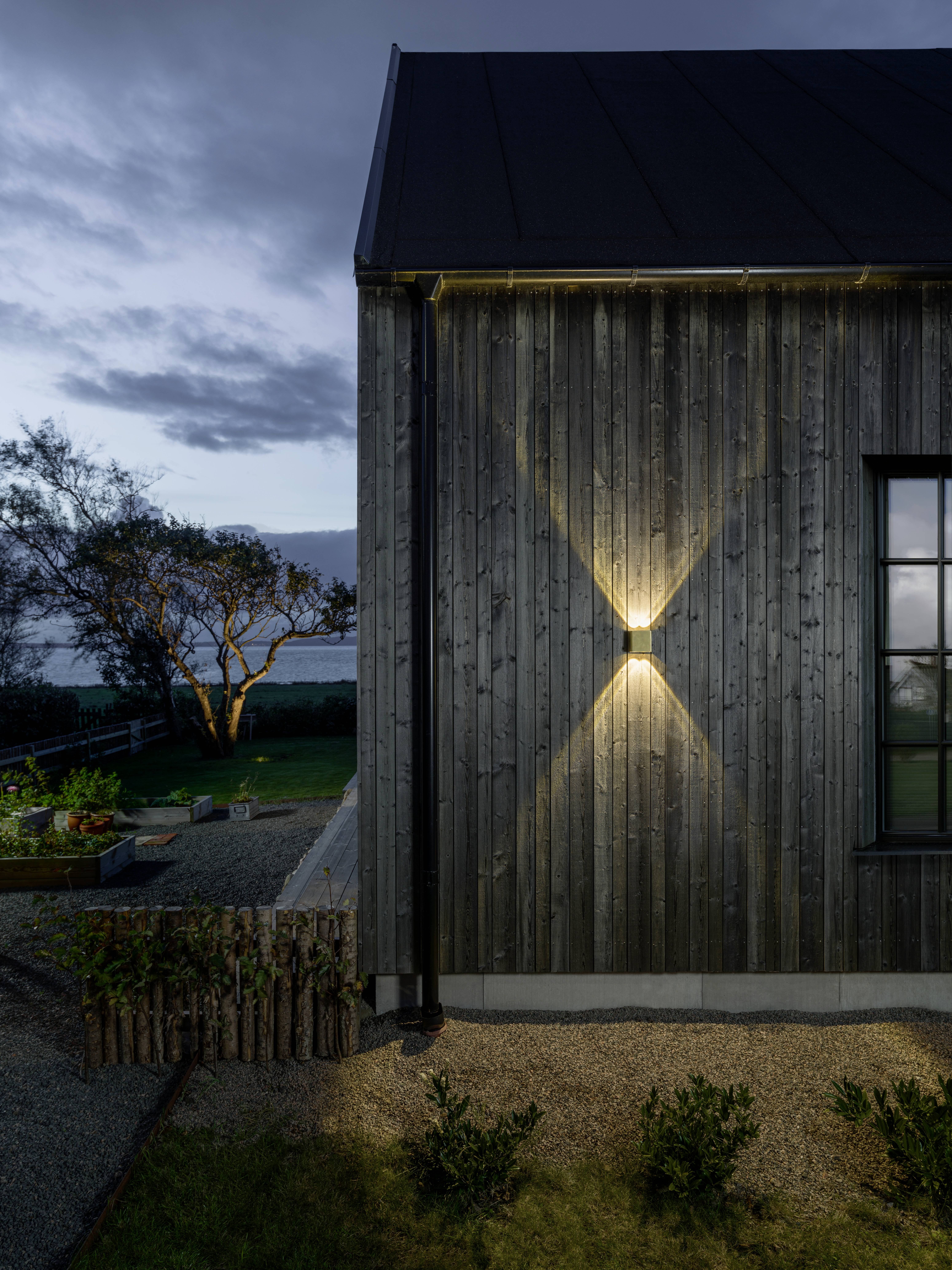 Konstsmide Chieri 2x2 7891-800 Outdoor wall light, Wall light EEC: F (A - G) 4 W Brass (brushed)