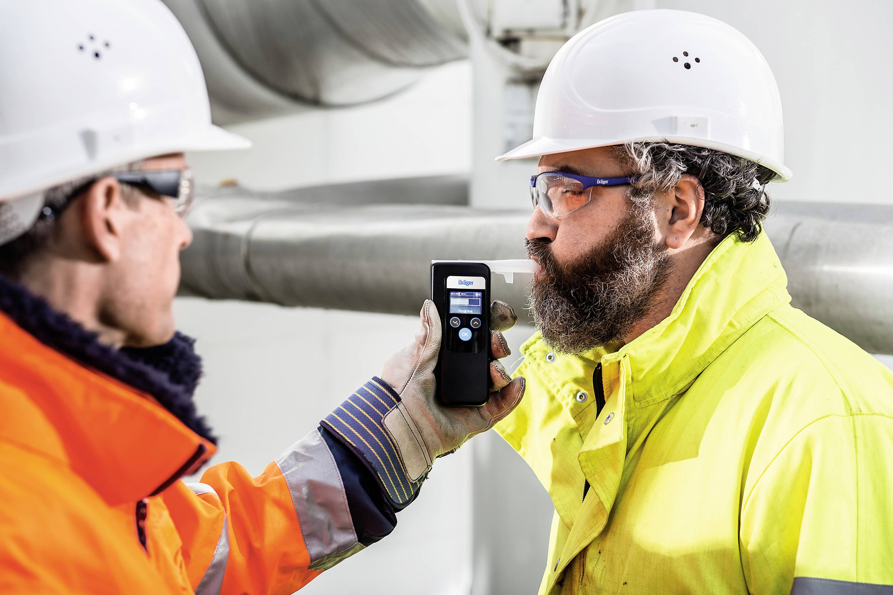 Dräger Alcotest 6000 Breathalyser Black 0.00 up to 5.00 ‰ Alarm, Incl. display