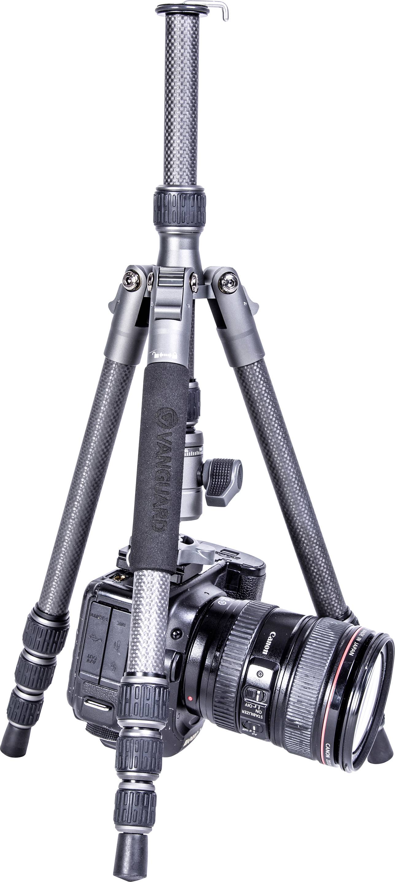 Vanguard VEO3GO204CB Tripod Working height=1010 - 1310 cm Grey, Black