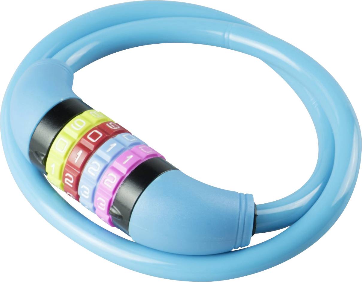 Burg Wächter 210 C 65 BOYS Steel cable lock Blue Combination lock