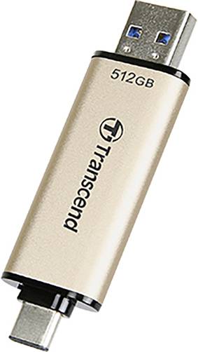 Transcend JetFlash 930C USB stick 512 GB Gold TS512GJF930C USB A (USB 3.2 1st gen), USB C®