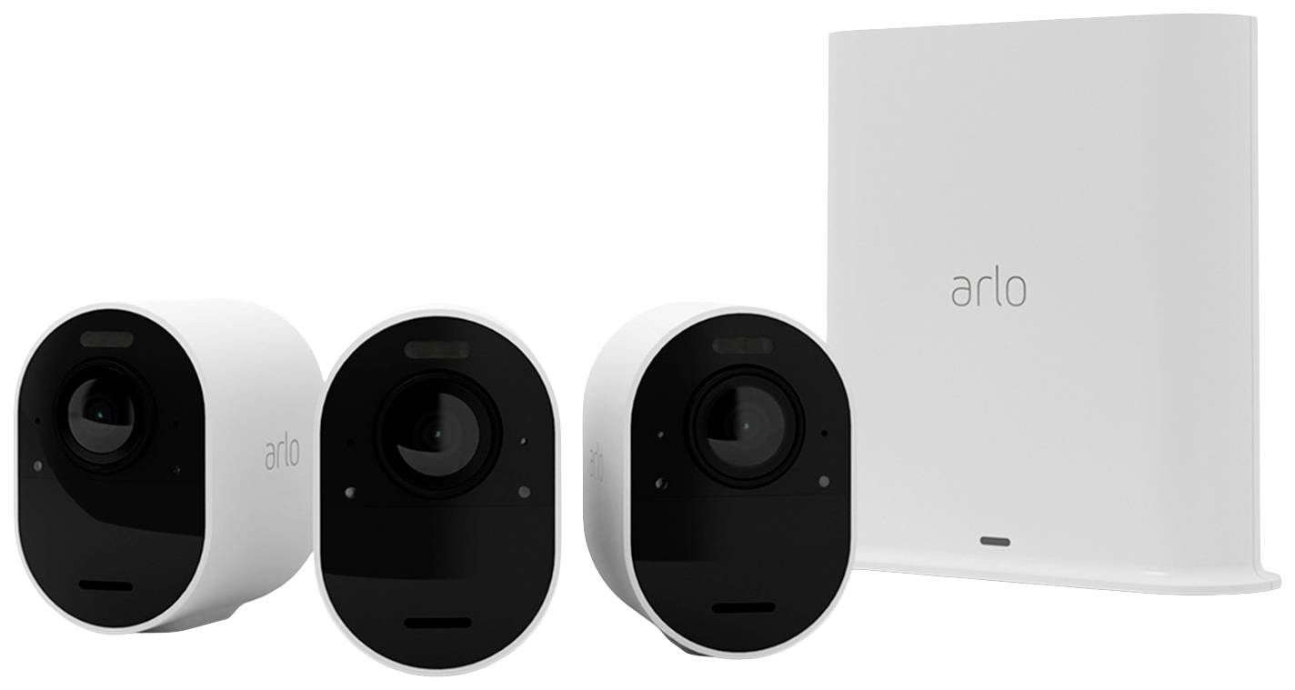 ARLO Ultra 2 4K, 3er Set VMS5340-200EUS Wireless, Wi-Fi IP-CCTV camera set 3840 x 2160 p