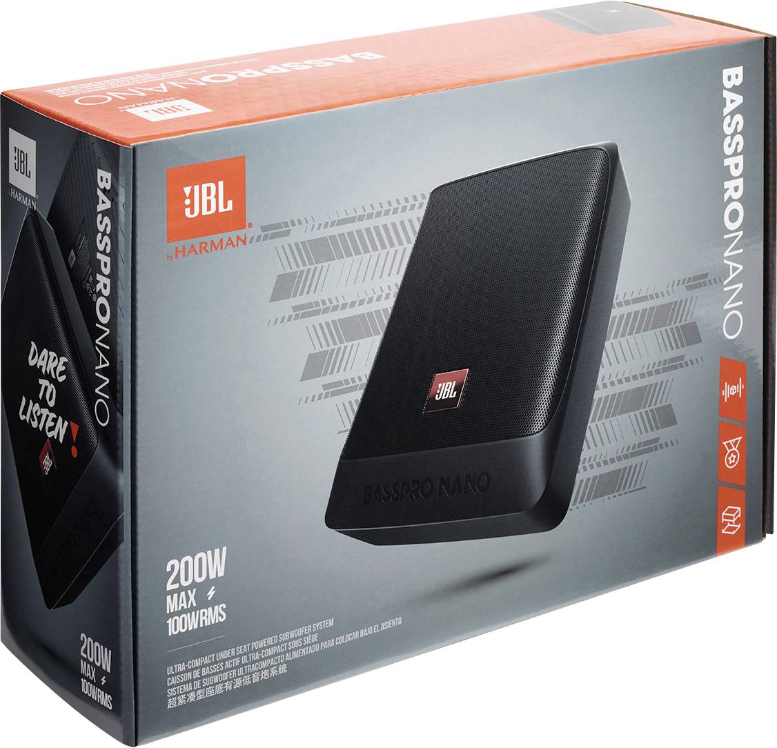 JBL BASSPRO NANO Car subwoofer active 200 W