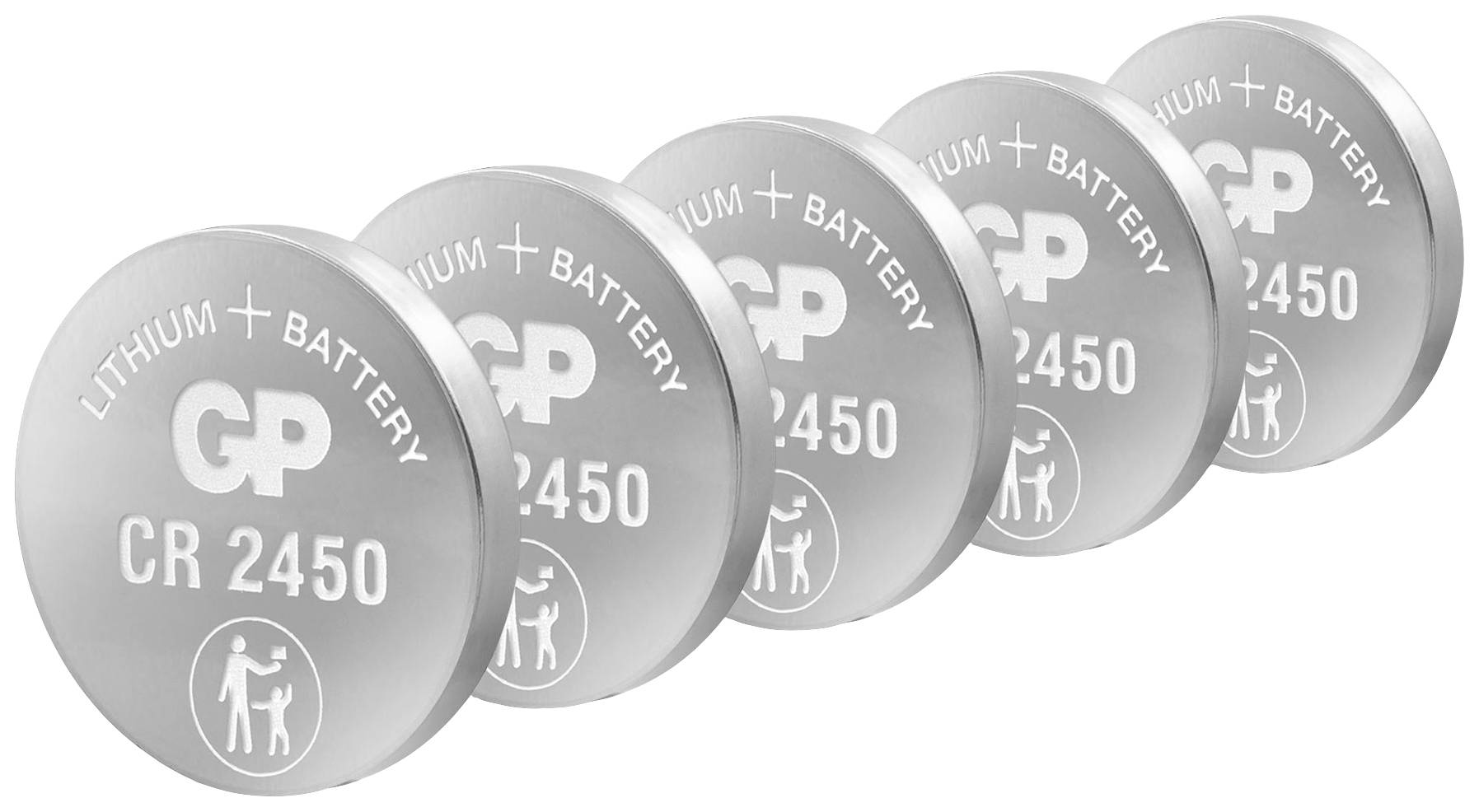 GP Button cell CR 2450 3 V 5 pc(s) Lithium GPCR2450STD954C5