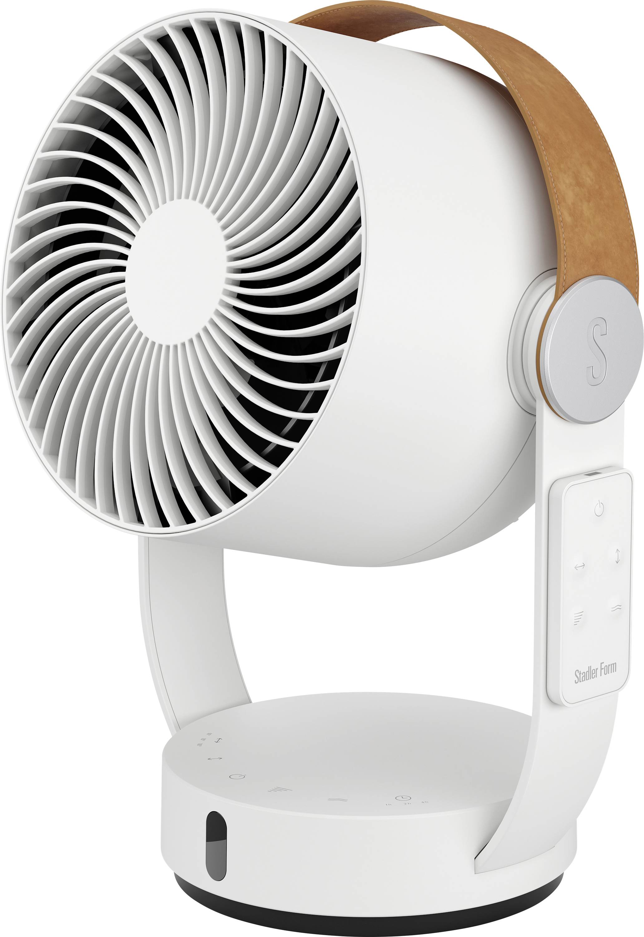 Stadler Form Leo 3D air circulator 18 W (L x W x H) 205 x 240 x 330 mm White Swivelling, Timer