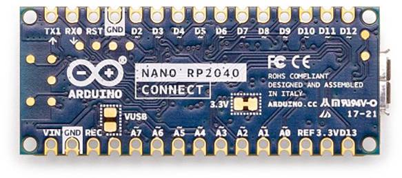 Arduino ABX00052 Board NANO RP2040 CONNECT Nano