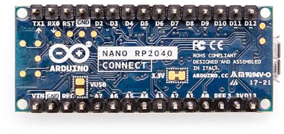 Arduino ABX00053 Board NANO RP2040 CONNECT I/O-Pins Nano