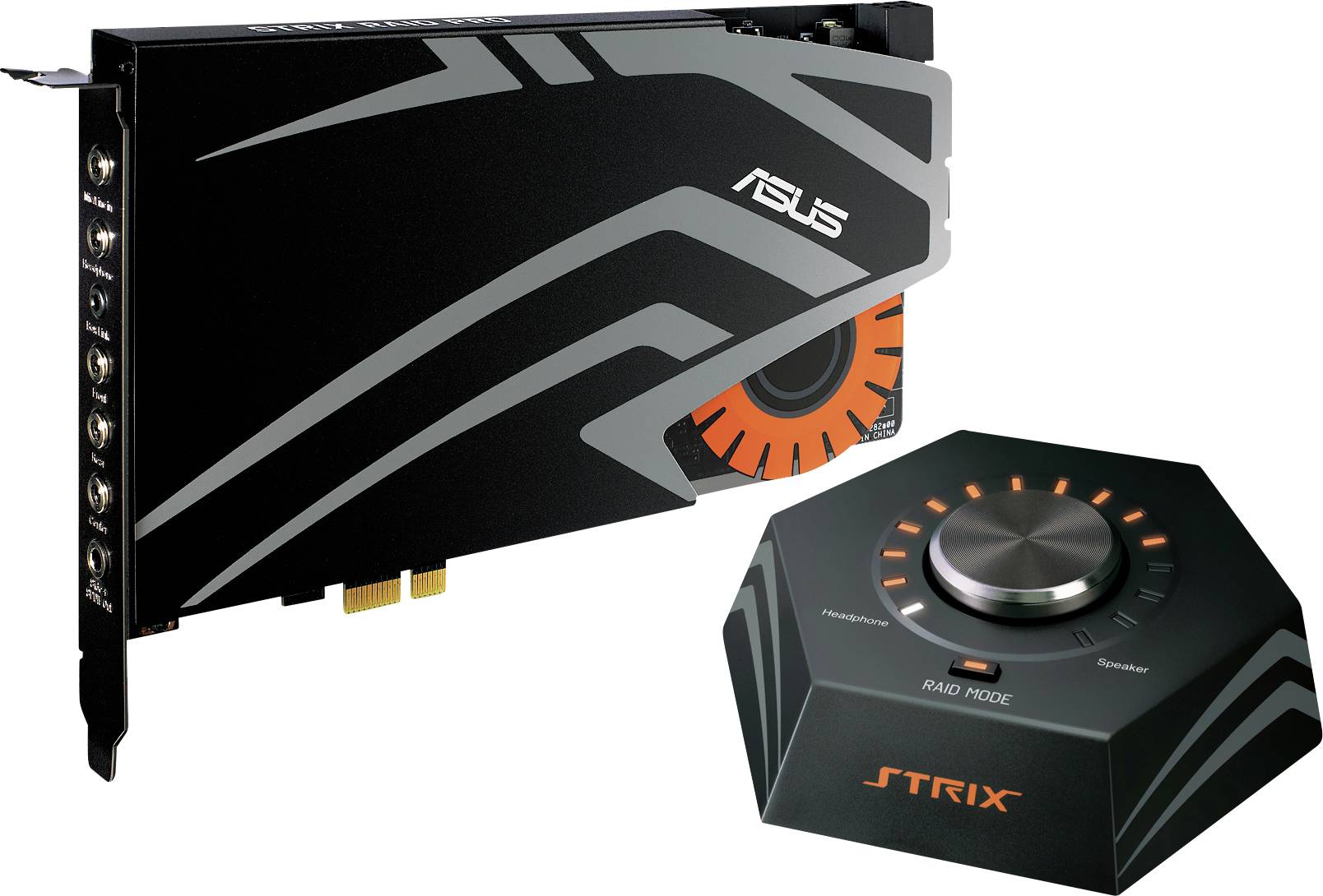 Asus Strix Raid Pro 7.1 Sound card, internal PCIe External headphone jacks