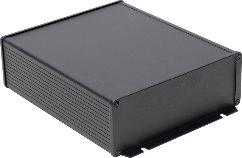 Hammond Electronics 1457U2202BK Universal enclosure 220 x 165 x 55 Aluminium Black 1 pc(s)