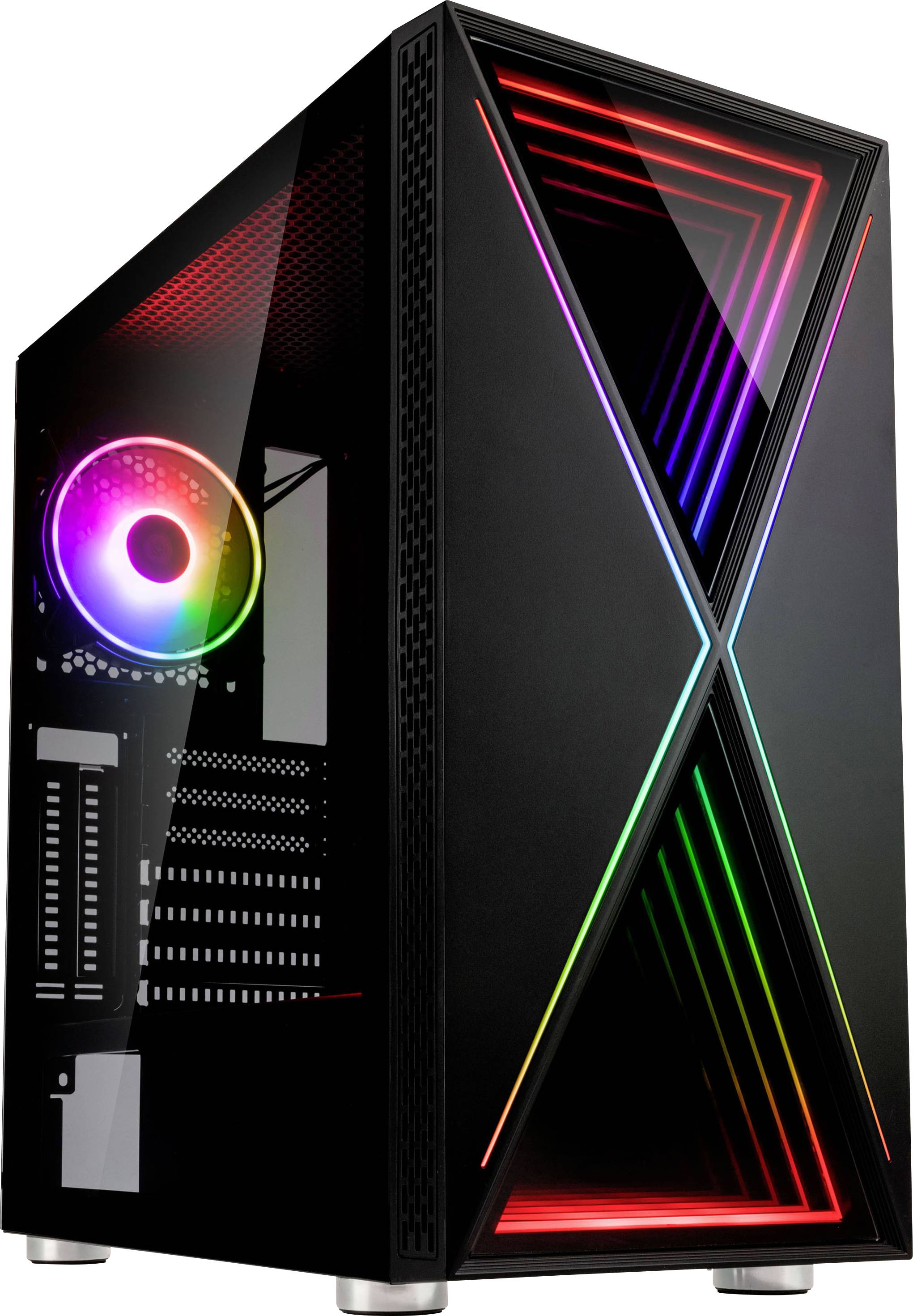 Kolink VOID X Midi tower Game console casing, Casing Black