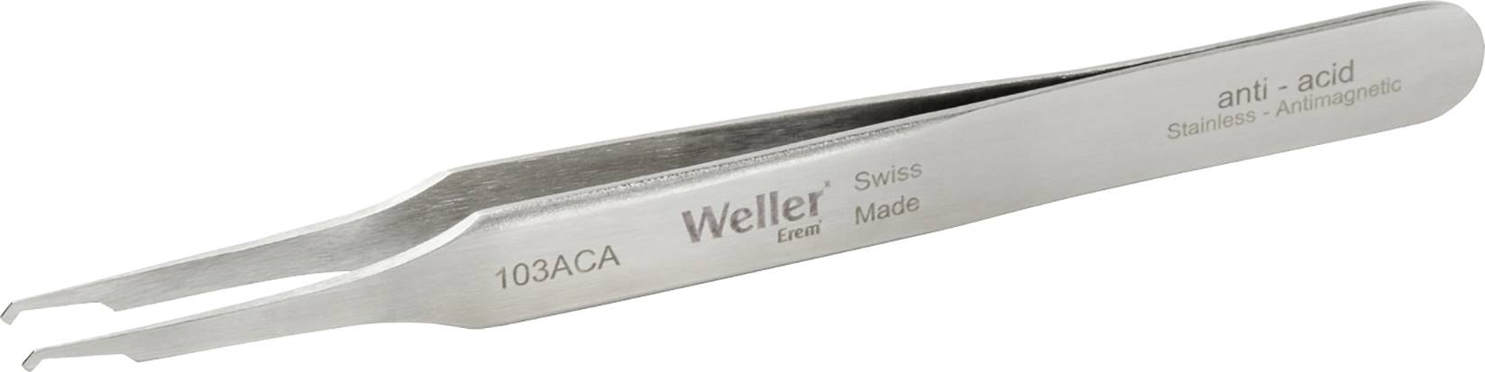 Weller Erem® 103ACA SMD tweezers Pointed, off-centre 115.00 mm