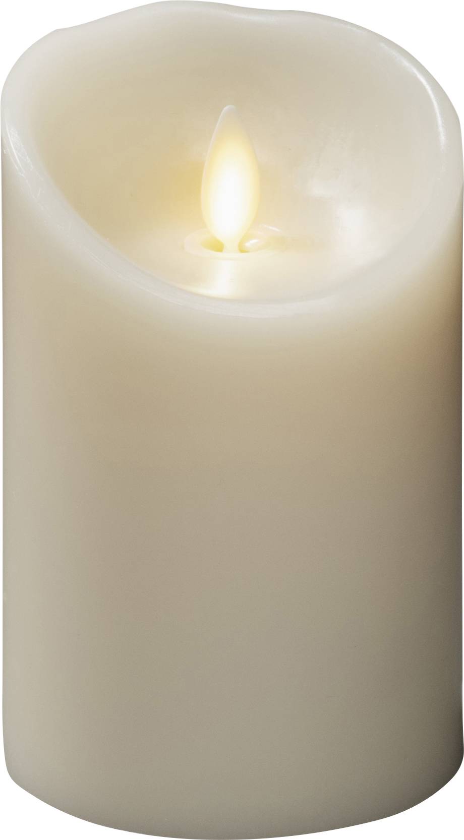Konstsmide 1610-115 LED wax candle Creamy white Warm white (Ø x H) 76 mm x 114 mm