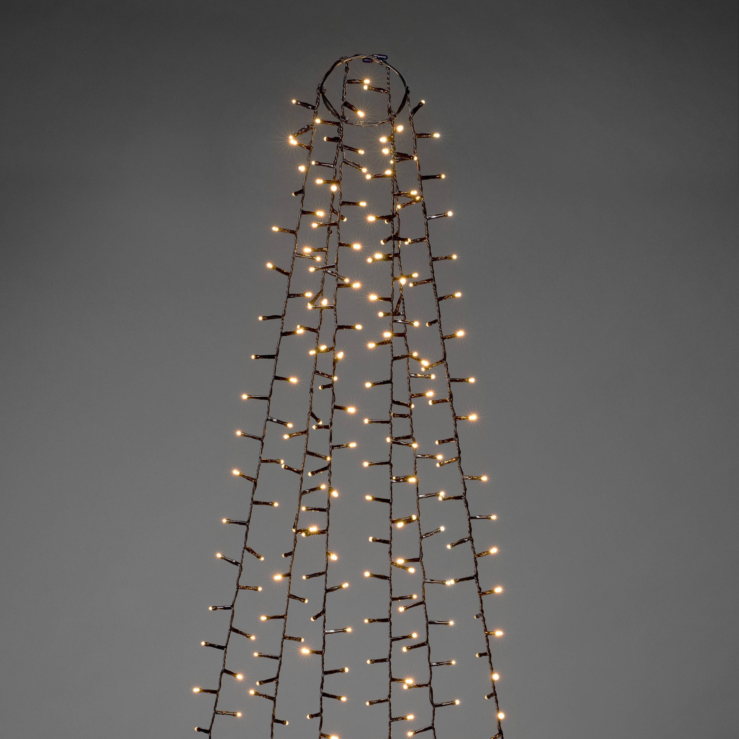 Konstsmide 6651-800 LED Christmas tree chain lights Outside EEC: E (A - G) mains-powered LED (monochrome) Amber Illuminated
