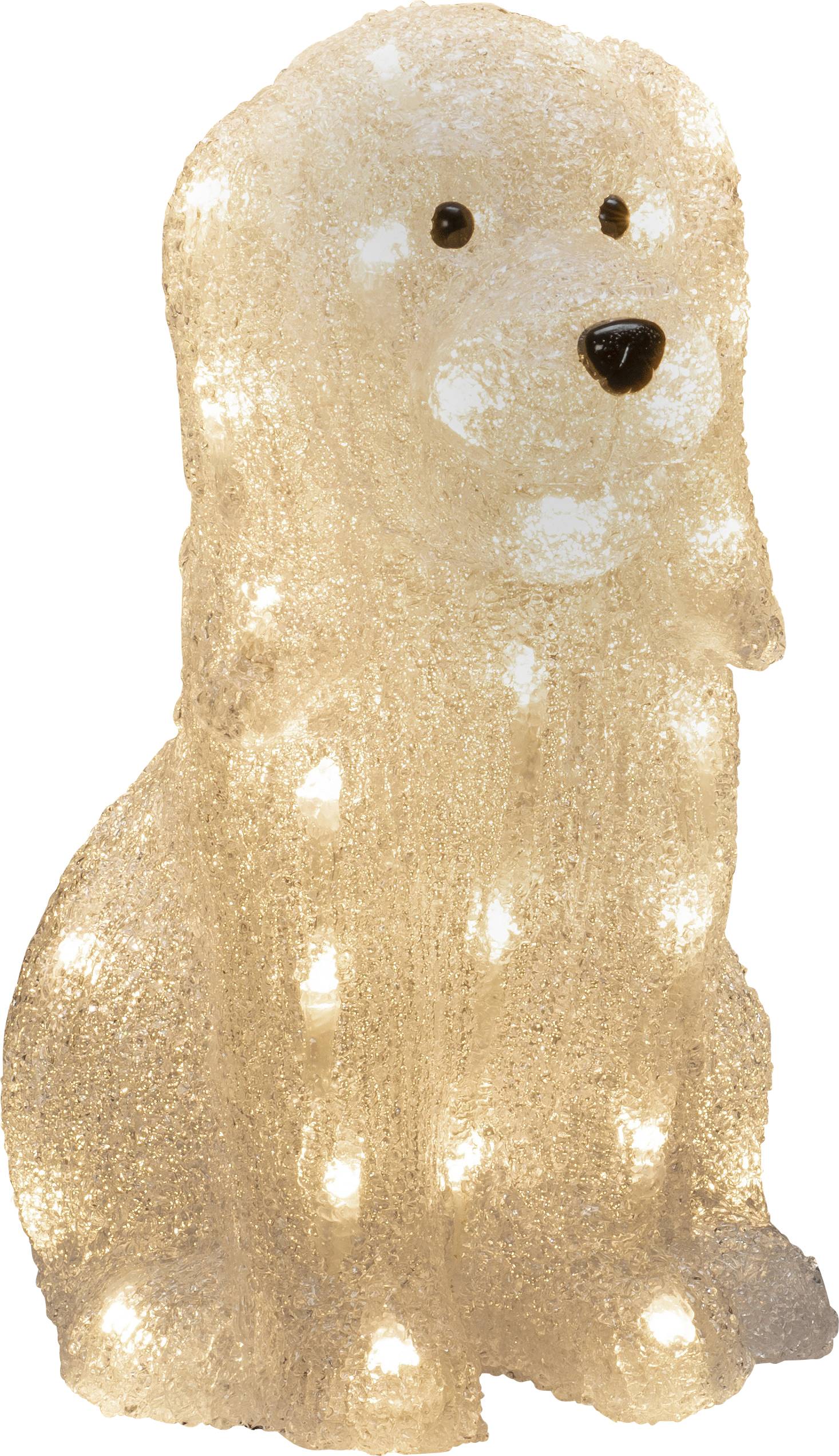 Konstsmide 6299-103 Acrylic figurine EEC: F (A - G) Dog Warm white LED (monochrome) White