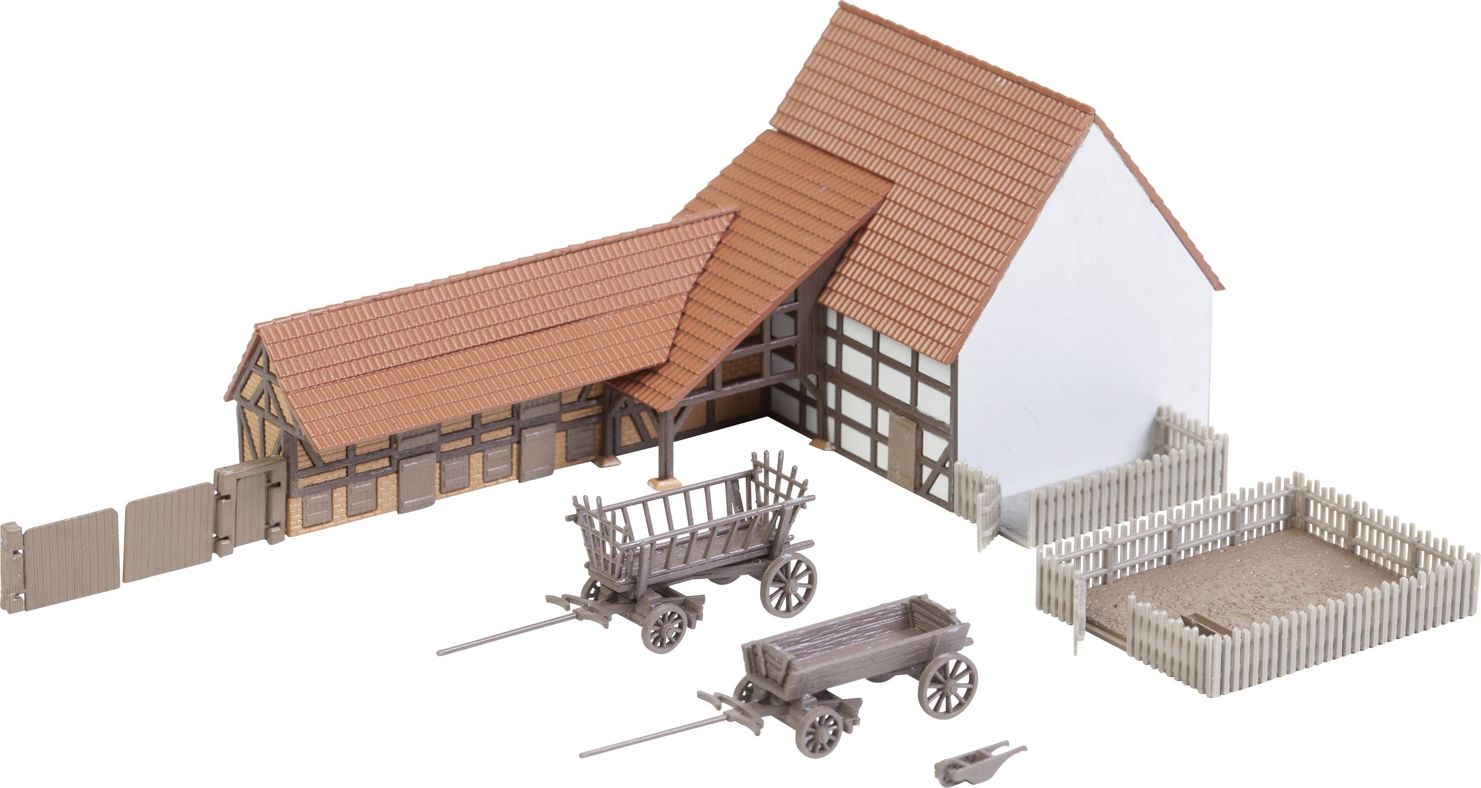 Faller 232371 N Agricultural building with accessories
