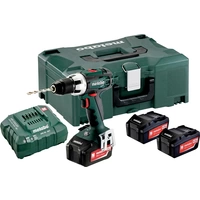 Metabo BS 18 LT SET 602102960 Cordless drill 18 V 4.0 Ah Li-ion incl. third battery, incl. charger, incl. case Metabo BS 18 LT SET 602102960 Cordless drill 18 V 4.0 Ah Li-ion incl. third battery, incl. charger, incl. case