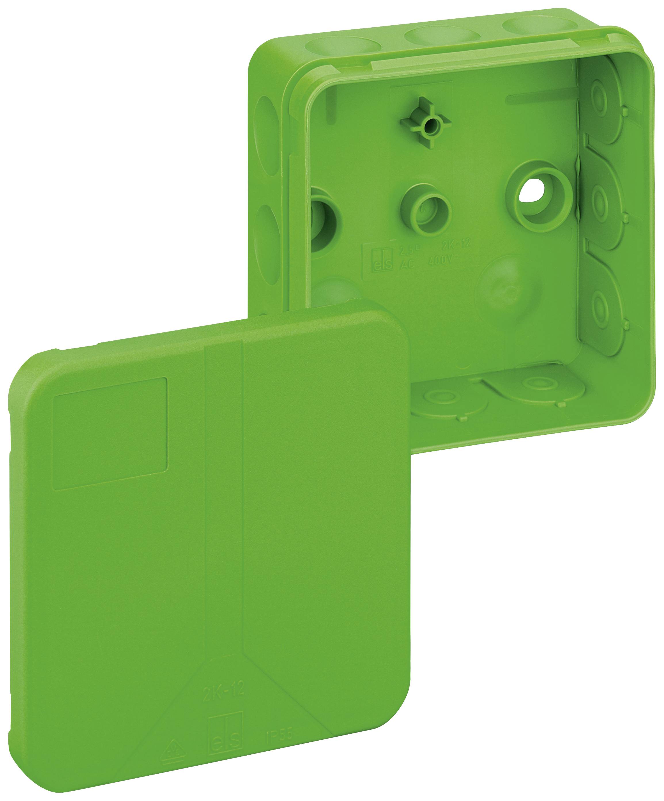 Spelsberg 34451201 Joint box (L x W x H) 85 x 85 x 37 mm Green IP55