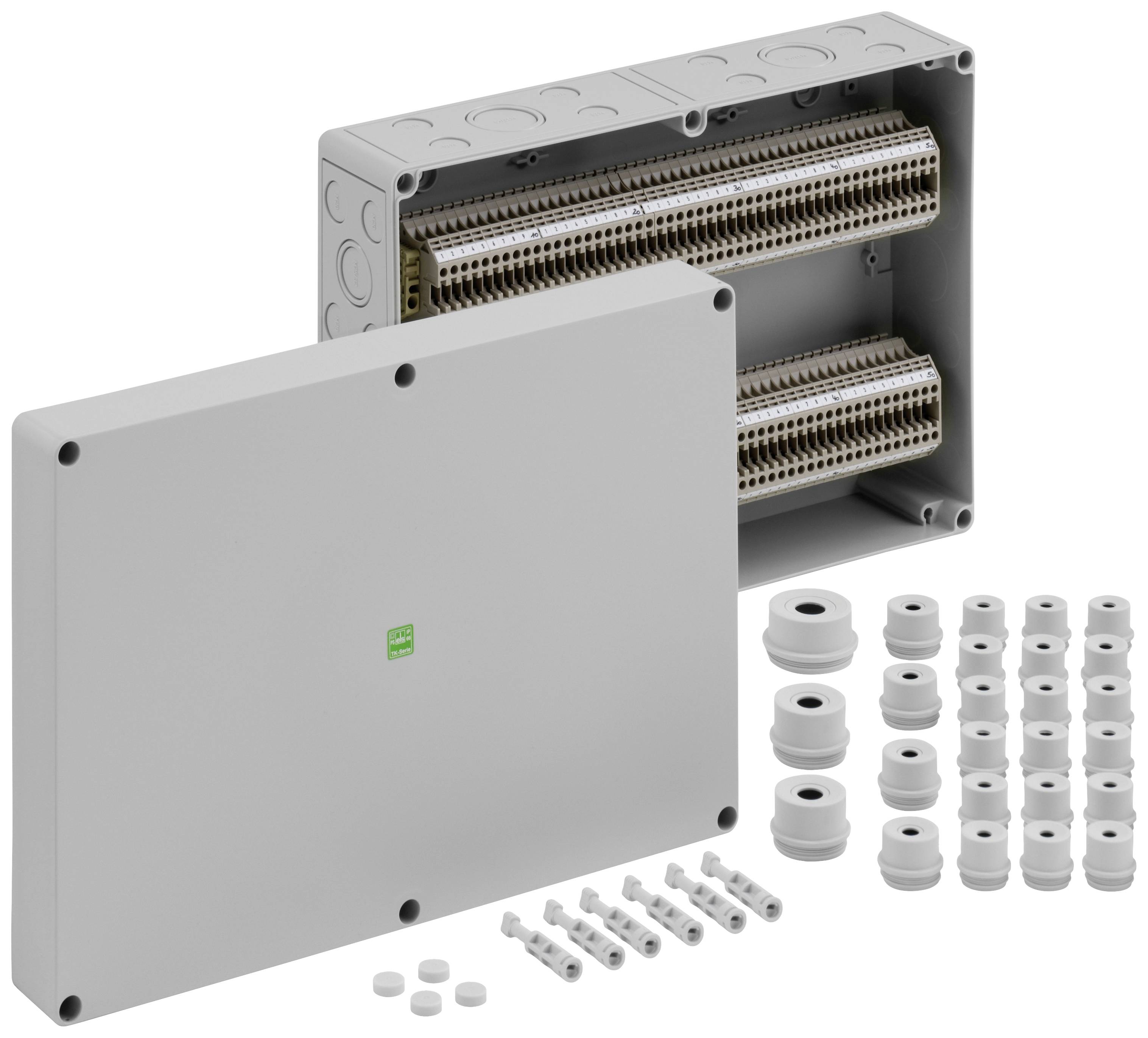 Spelsberg RKi 4/100-100x4q Serial terminal enclosure 254 x 360 x 111 Plastic Grey 1 pc(s)