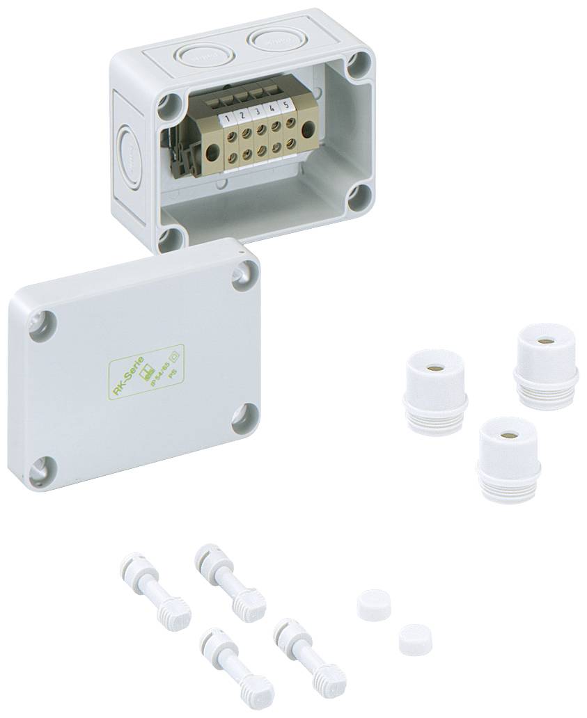 Spelsberg RKKi 4/05-5x4q Serial terminal enclosure 65 x 94 x 57 Plastic Grey 1 pc(s)