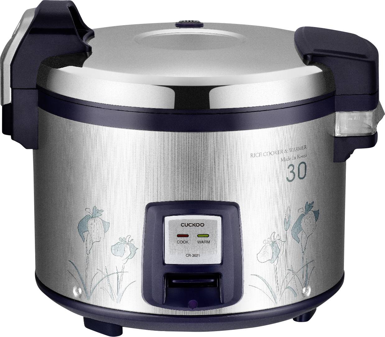 Cuckoo CR-3021 Rice cooker Silver, Black Non-stick coating, Indicator light