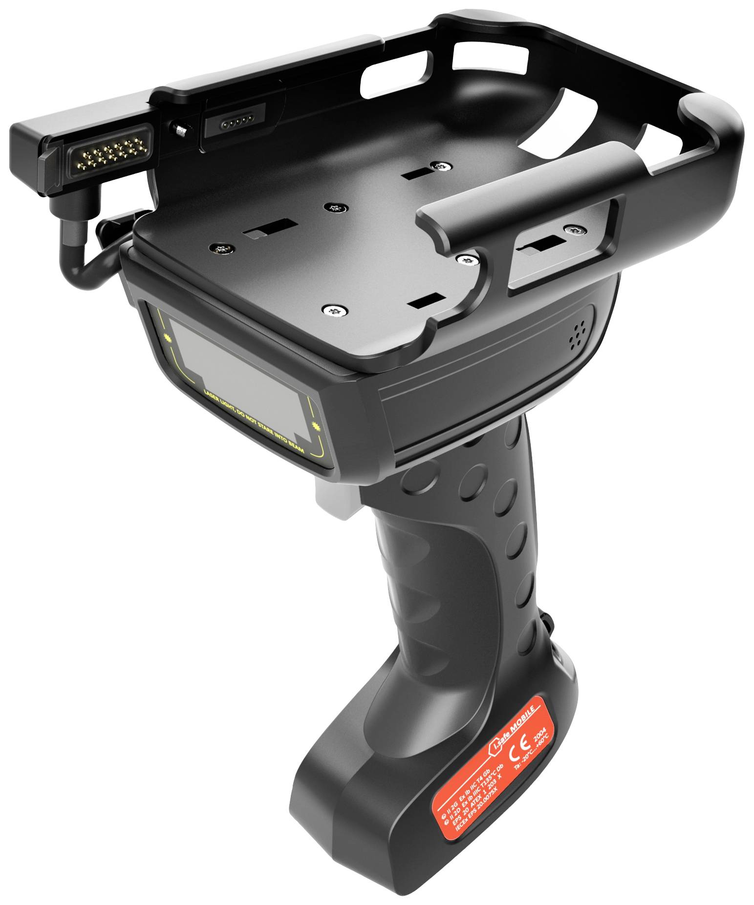 i.safe MOBILE IS-TH1ER.M1 Trigger Handle Set Mining Barcode scanner 1D, 2D Black Hand-held