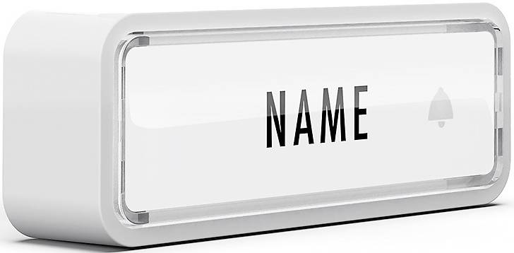 m-e modern-electronics 41290 Wireless door bell Transmitter incl. nameplate