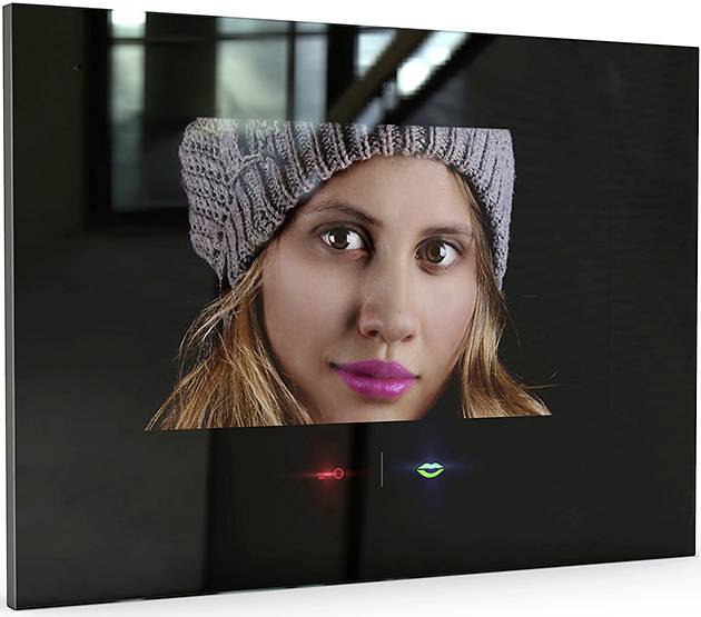 m-e modern-electronics VDV-907 S Video door intercom Wi-Fi, Radio Indoor panel Black