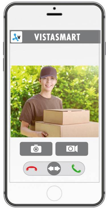 m-e modern-electronics VS-M1 Video door intercom LAN, Wi-Fi IP module