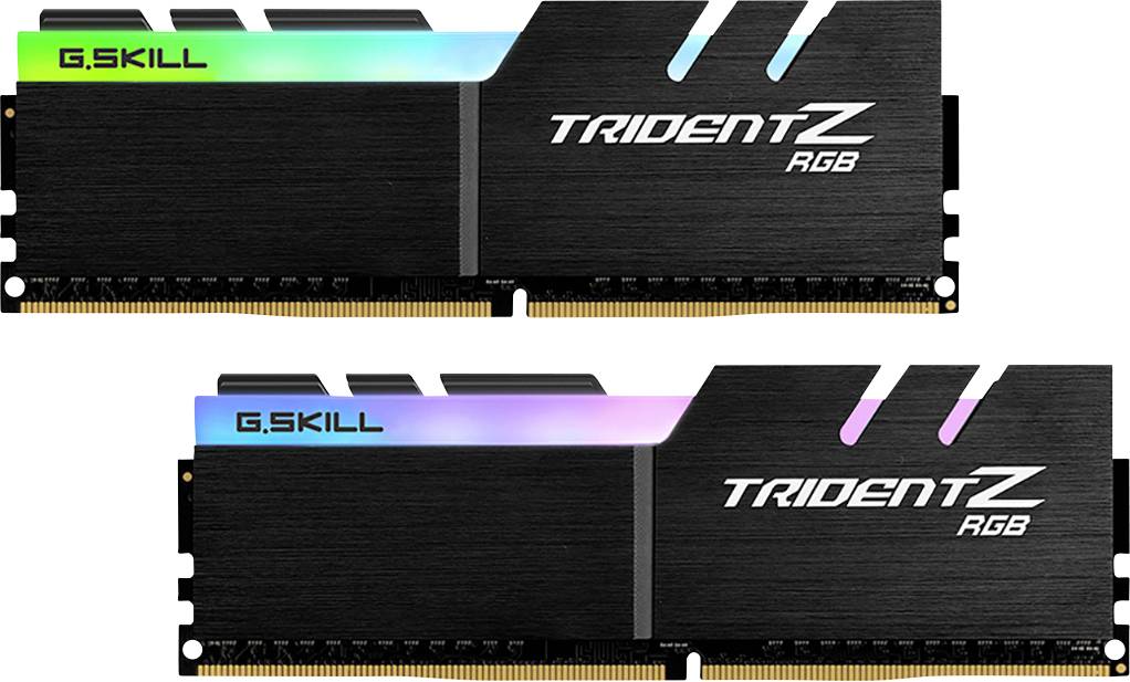 G.Skill TridentZ RGB PC RAM kit DDR4 32 GB 2 x 16 GB Non-ECC 3200 MHz 288-pin DIMM CL16-18-18-38 F4-3200C16D-32GTZR