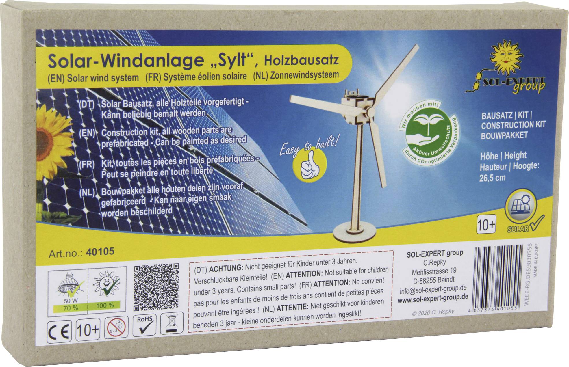 Sol Expert 40105 Solar wind turbine