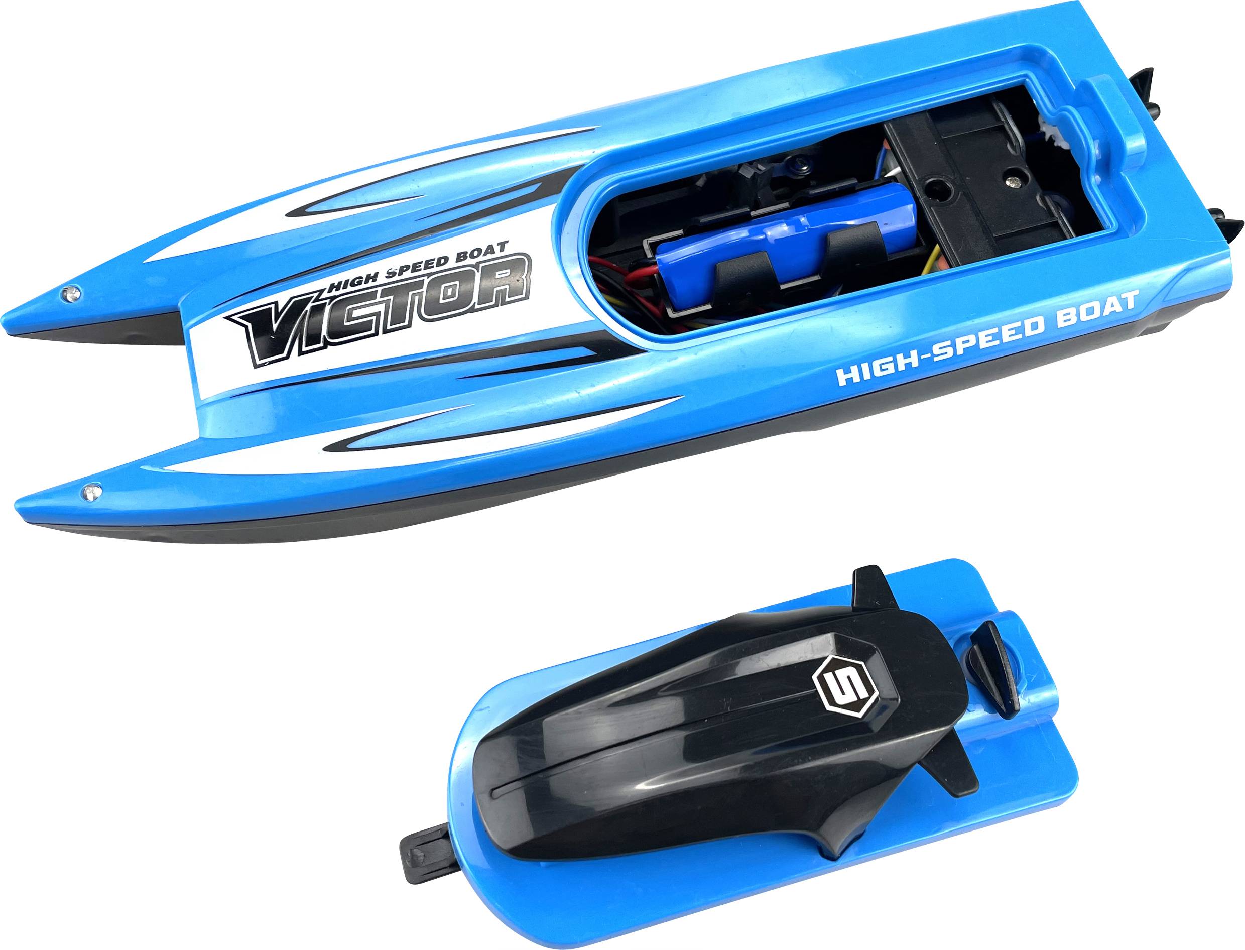 Speed boat RC model speedboat for beginners RtR 245 mm