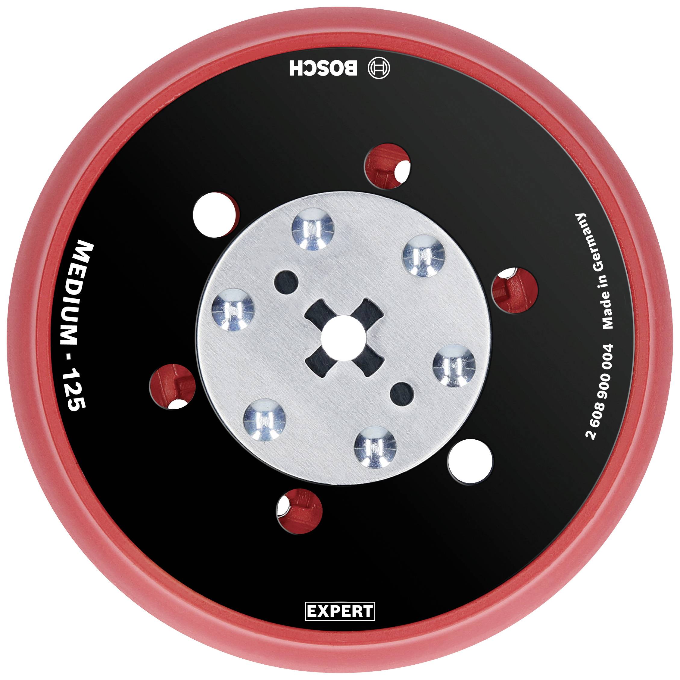 Bosch Accessories 2608900004 EXPERT Multihole (Expert Multihole) universal support plate, 125 mm, medium Diameter 125 mm