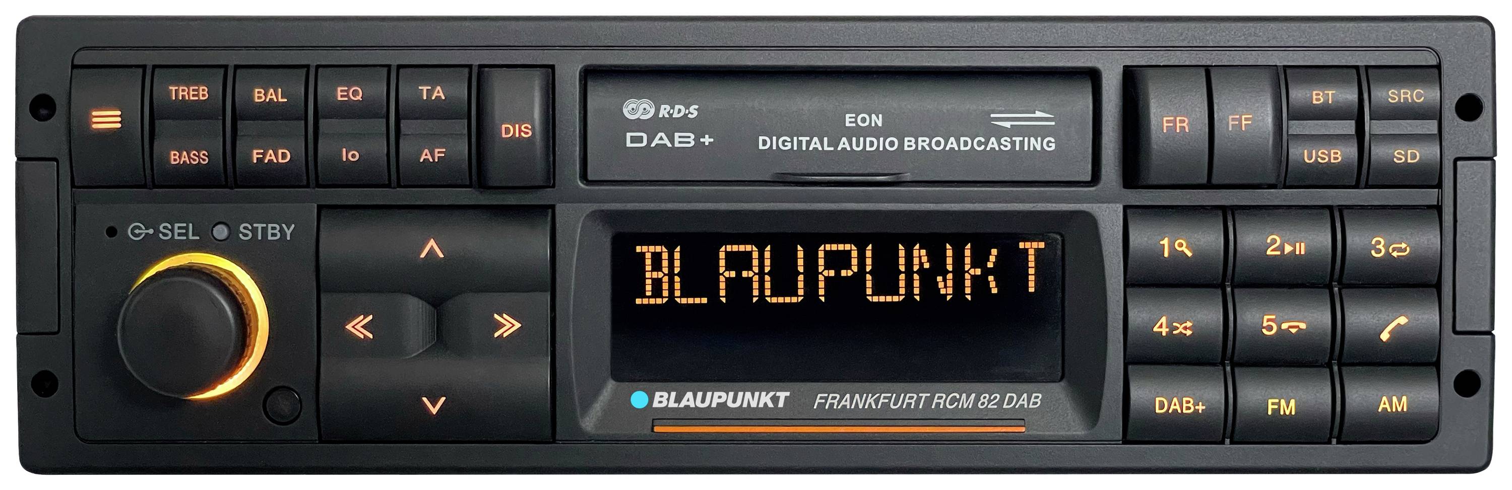 Blaupunkt Frankfurt RCM 82 Car stereo Steering wheel RC button connector, Bluetooth handsfree set, DAB+ tuner
