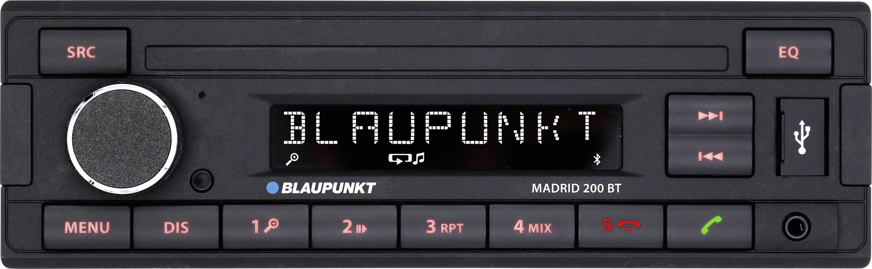 Blaupunkt Madrid 200 BT Car stereo Bluetooth handsfree set