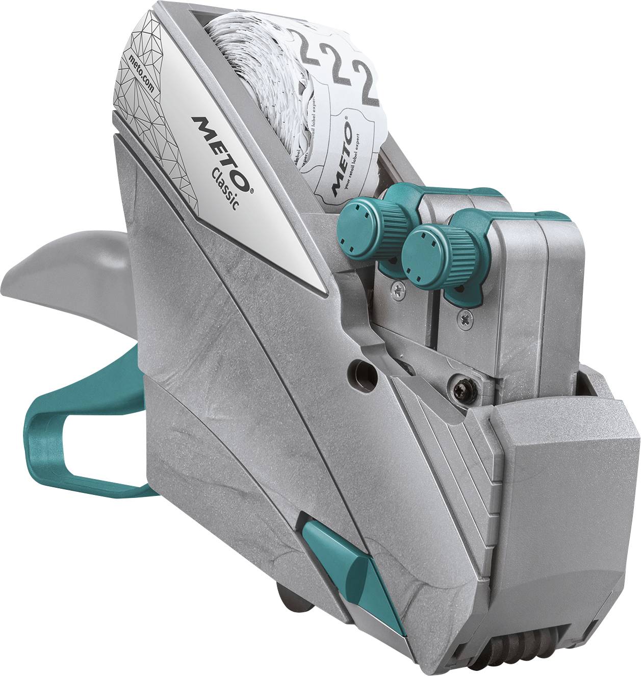 METO Price gun labeller Classic L No. of print rows: 2 Grey