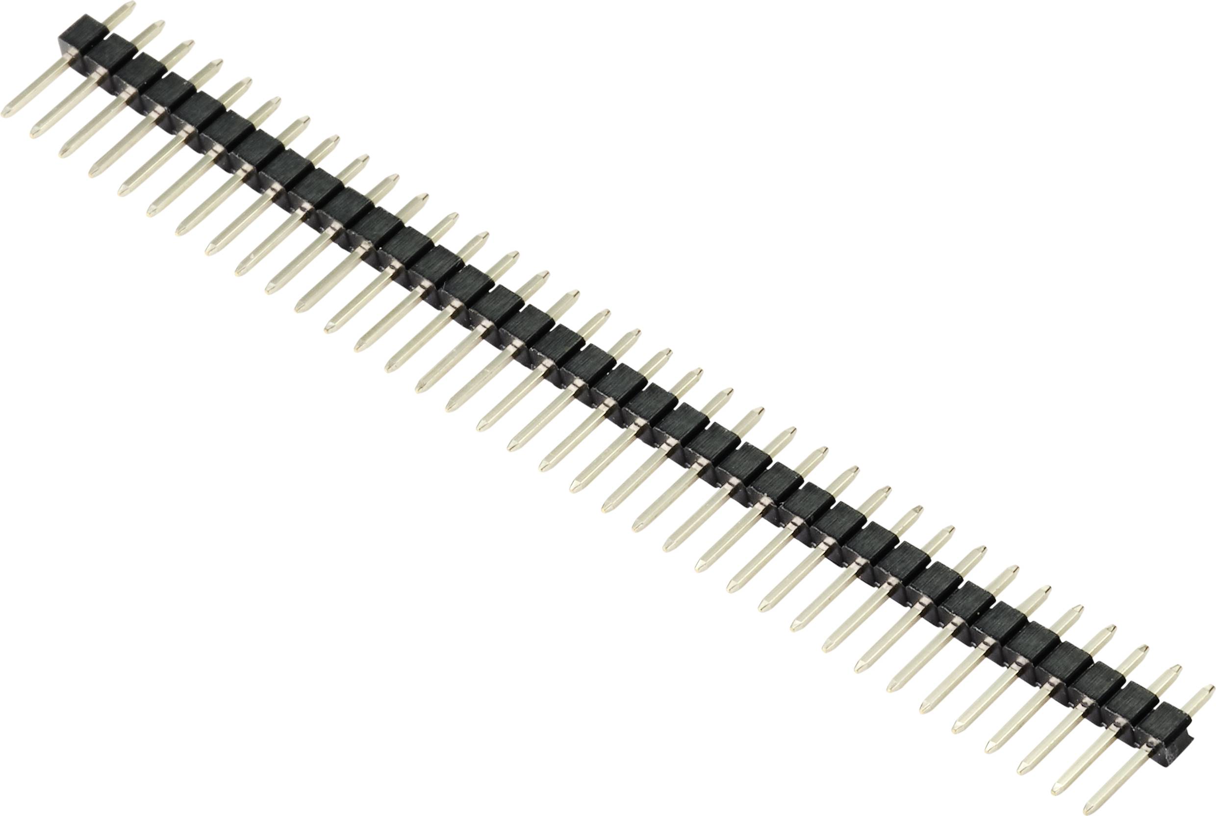 TRU COMPONENTS TC-9556676 Pin strip Contact spacing: 2.54 mm Total number of pins: 36 No. of rows: 1