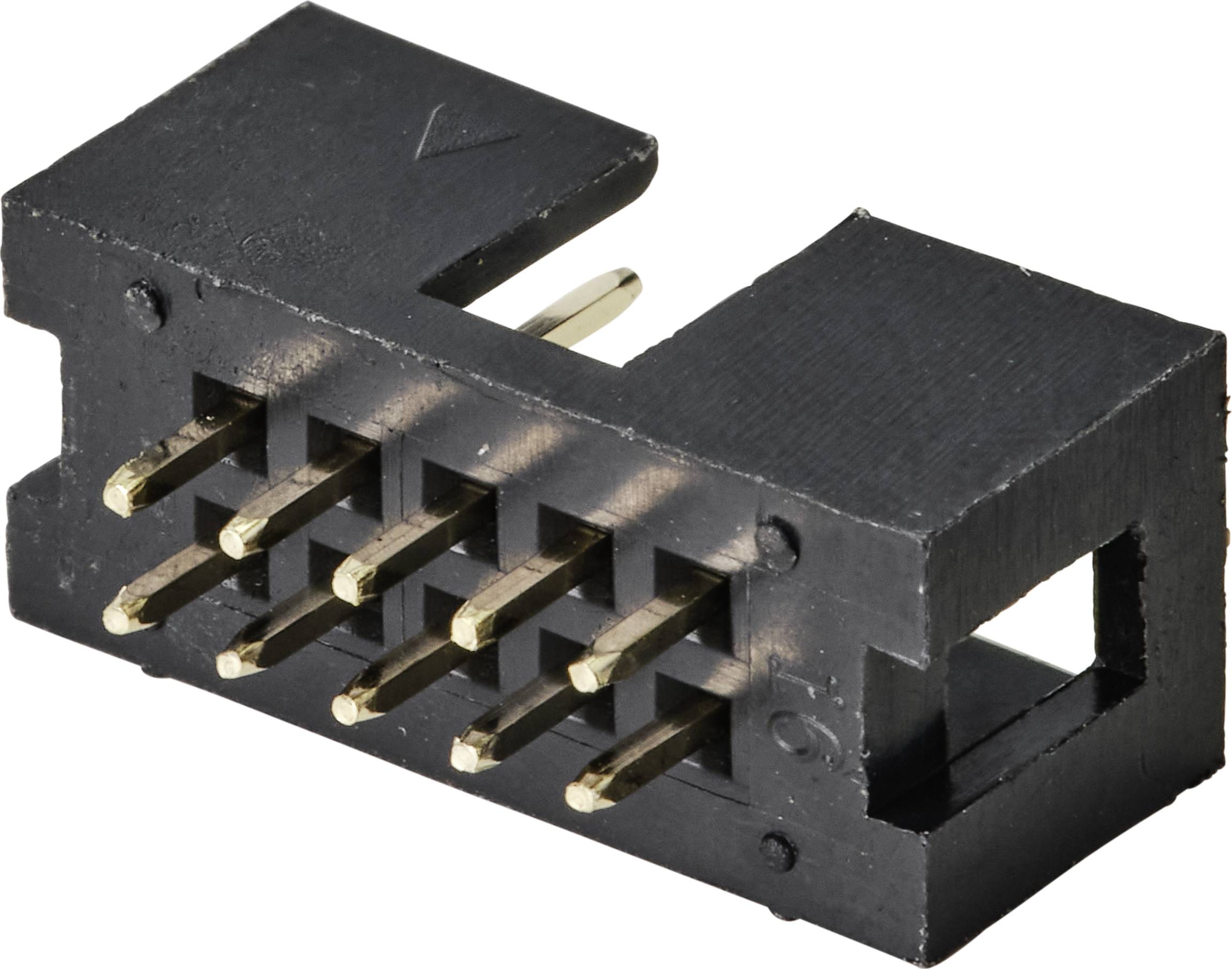 TRU COMPONENTS TC-9556684 Pin strip (standard) No. of rows: 2 Pins per row: 5