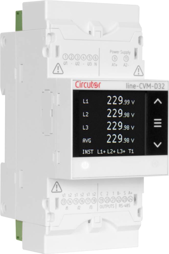Circutor Line-CVM-D32 Digital rail-mount meter