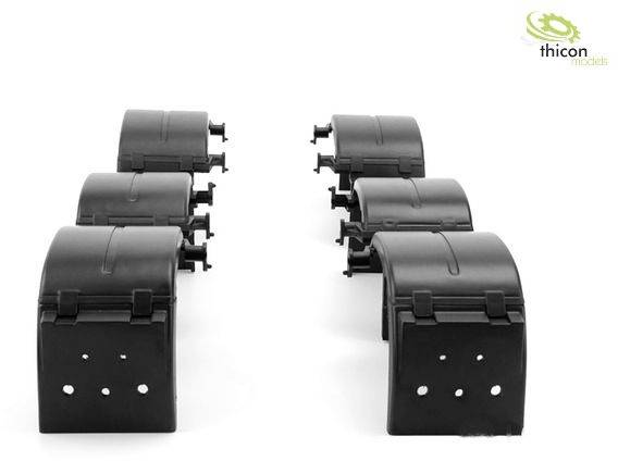 Thicon Models 50247 1:14 Mudguards 6 pc(s)