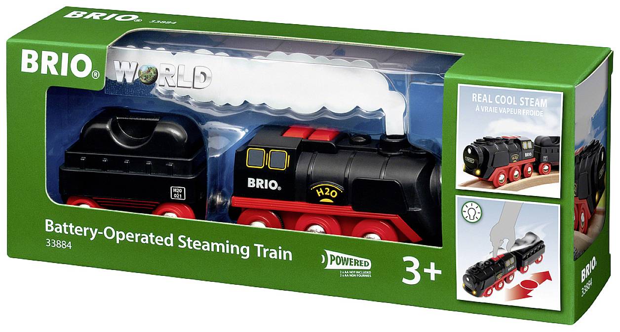 Brio 63388400 BRIO battery steam locomotive with water tank