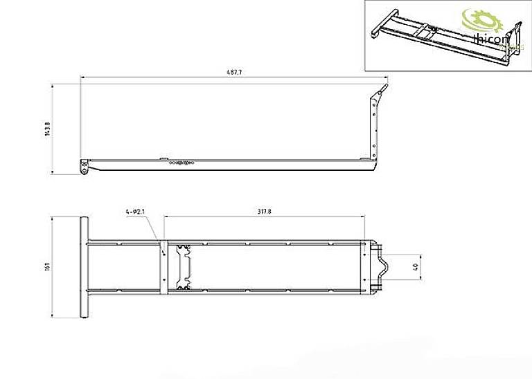 Thicon Models 50299 1:14 Slider 1 pc(s)
