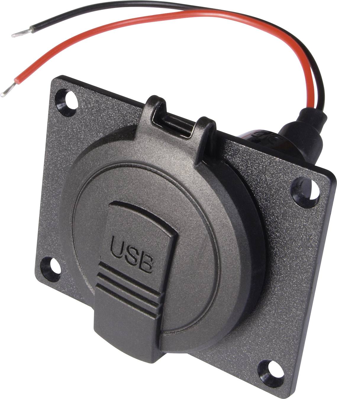 ProCar power USB C/A double socket Max. load capacity=3.6 A 12 V, 24 V