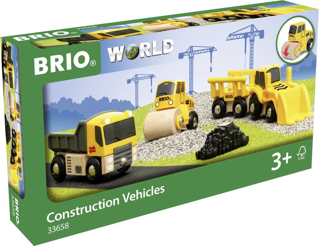 BRIO construction site vehicles
